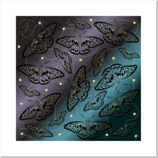 Monarch Butterfly Pattern Posters and Art